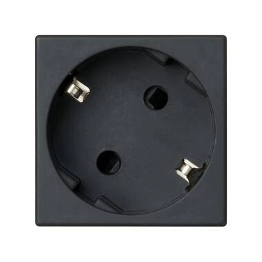 Base Prise Schuko 16 A 250 V~ avec Dispositif de Sécurité et Fixation à Vis Simon K45