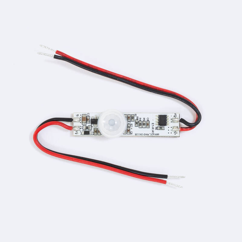 Zenitech Striscia LED Extrapiana 5W 50cm Con Sensore Di Movimento E Luminosità Per Armadi E Cucine, Installazione Facile, Argento - 6