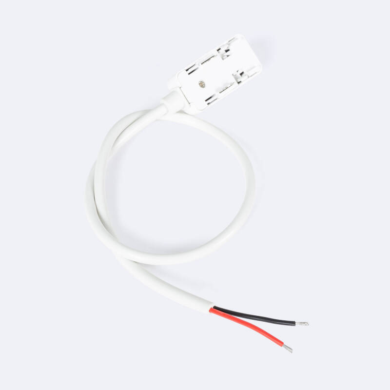 Afbeelding van Connector met kabel voor Externe voeding Enkelfasige 25 mm SuperSlim magneet Rail 