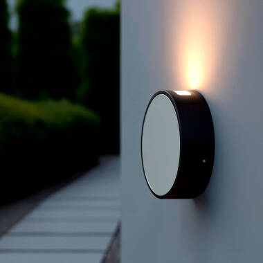 Image of Crono 6W Aluminium Grey Outdoor LED Wall Lamp