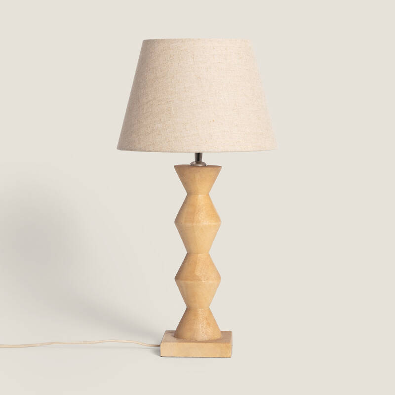 Image of Akesh II Wood Table Lamp 