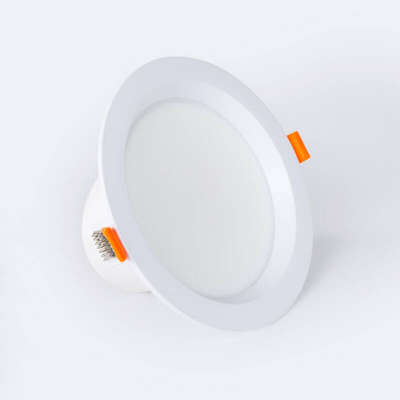 Obrázek Podhledové Downlight LED Svítidlo 12W IP44 Flicker Free Výřez Ø 125 mm Lux
