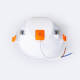 Obrázek Podhledové Downlight LED Svítidlo 12W IP44 Flicker Free Výřez Ø 125 mm Lux