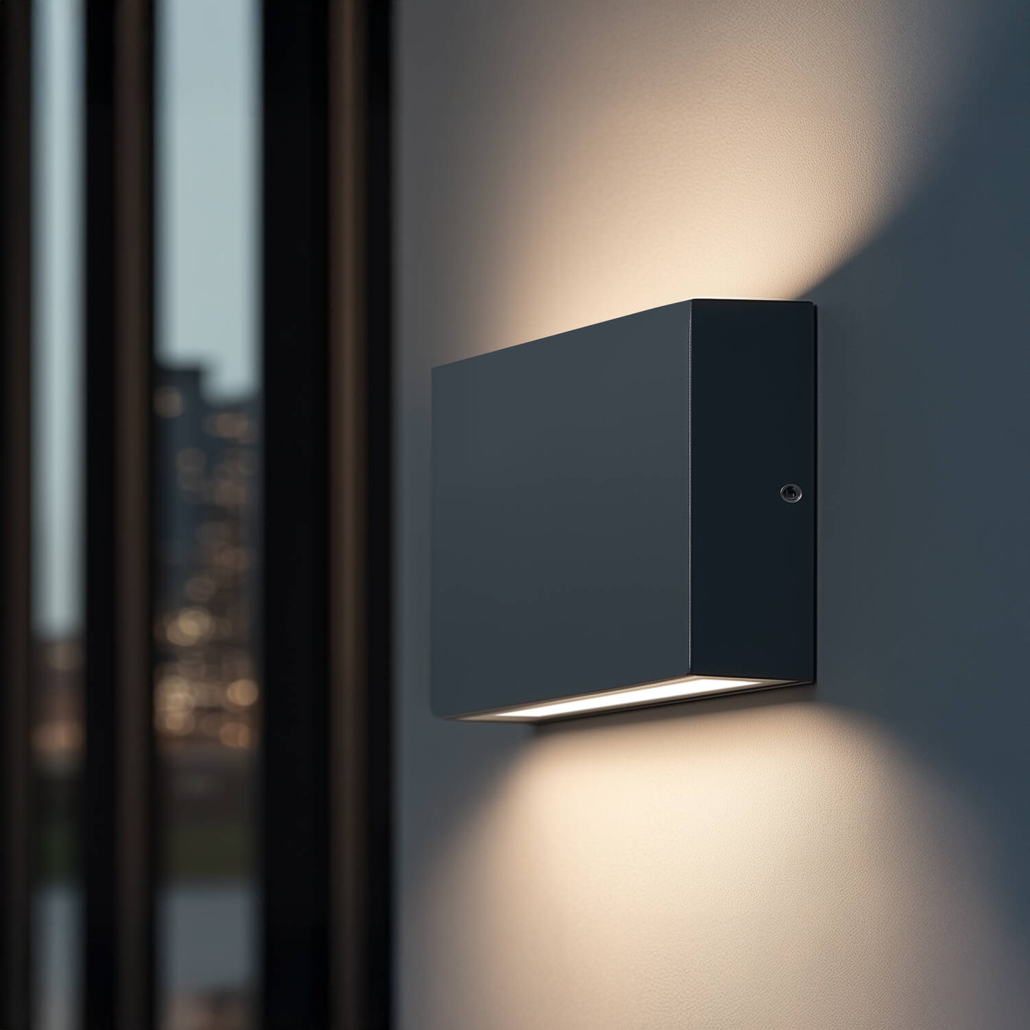 Kinkiet Ścienny LED Zewnętrzny 7W z Aluminium Podwójne Oświetlenie Regulacja CCT Brooky S
