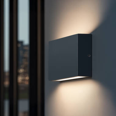 LED-Wandleuchte Aussen 7W Aluminium Doppelseitige Beleuchtung CCT Wählbar Brooky S