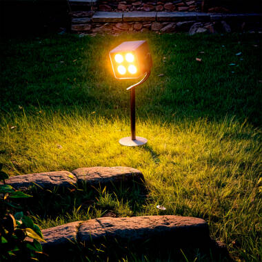 Attex 11W Outdoor LED Spotlight with Spike