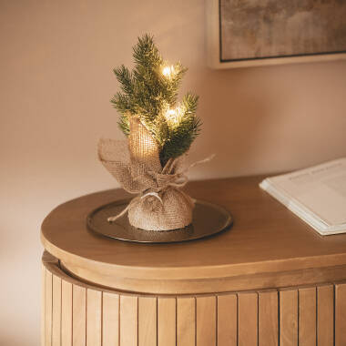 Image of Pine LED Christmas Tree with Battery 