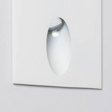 Afbeelding van Wandlamp LED 3W inbouw Vierkant Oval Olite