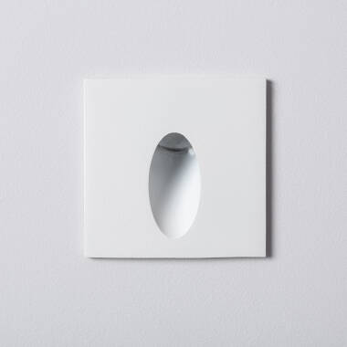 Afbeelding van Wandlamp LED 3W inbouw Vierkant Oval Olite