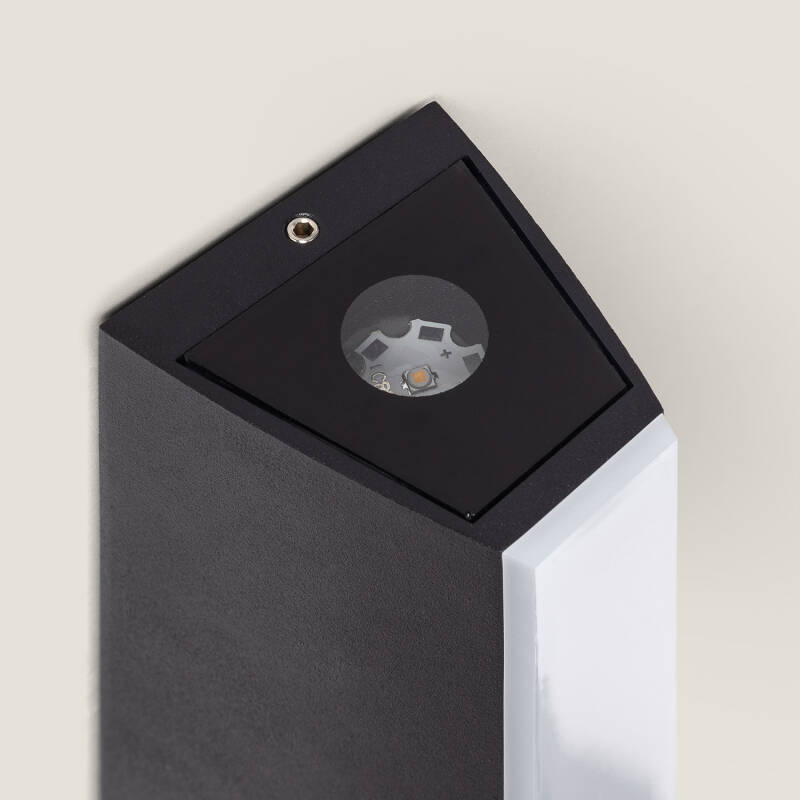 Immagine di Applique da Parete per Esterno LED Alluminio Doppia Luce Hisar