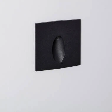 Balise Extérieure LED 3W Encastrable Murale Carrée Ovale Adam