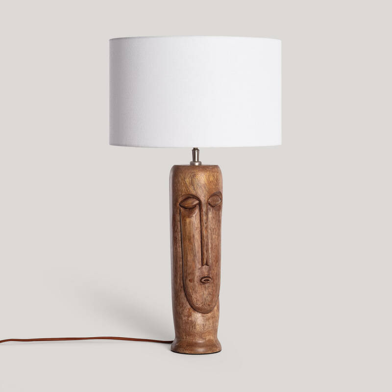 Image of Totem Wooden Table Lamp ILUZZIA 