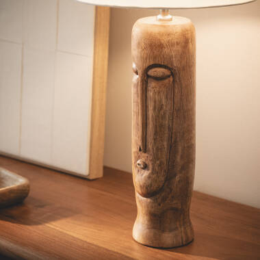 Image of Totem Wooden Table Lamp ILUZZIA 