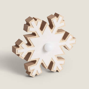 LED-Schneeflocke mit Batterie