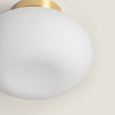 Immagine di Lampada da Soffitto LED 9W Metallo e Vetro Keyla