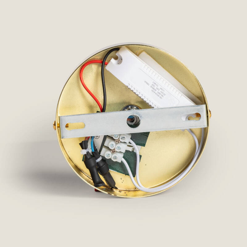 Immagine di Lampada da Soffitto LED 9W Metallo e Vetro Keyla