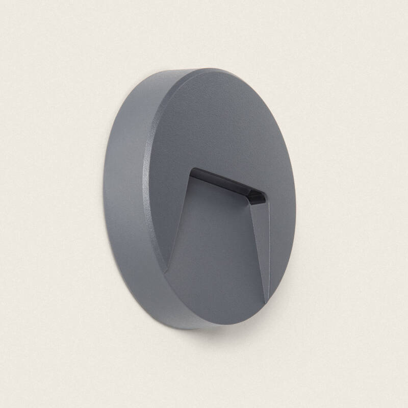 Image of Nilsa 3W Round Surface LED Wall Light 
