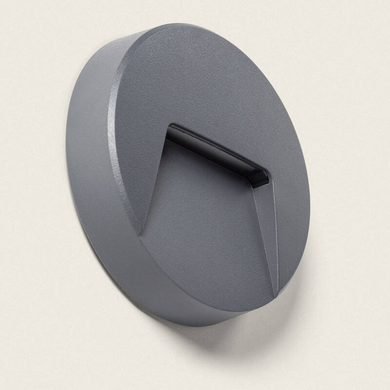 Image of Nilsa 3W Round Surface LED Wall Light 