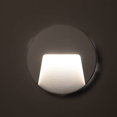 Image of Nilsa 3W Round Surface LED Wall Light 