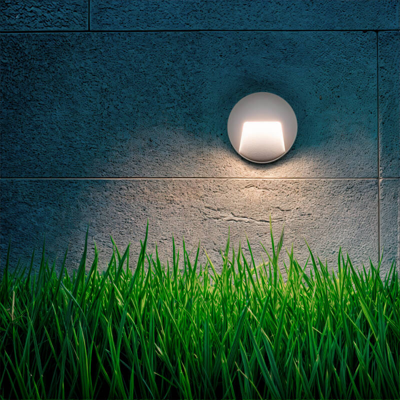 Image of Nilsa 3W Round Surface LED Wall Light 