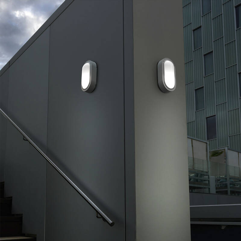 Image de Applique LED Basic Aluminium 7,4 W IP65 LEDS-C4 Gris Urbain 05-9886-Z5-CL