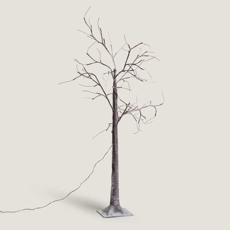 Immagine di Albero di Natale 64 LED 150 cm Bianco Caldo