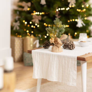 Image of Pine LED Christmas Tree with Battery 
