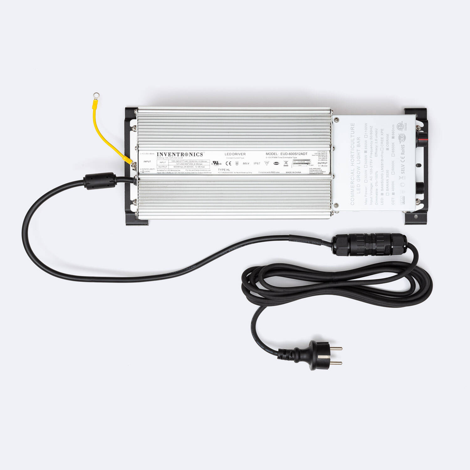 Driver INVENTRONICS Regulowany 1-10V IP67 24-60V DC 12.5A 650W EUD-60012ADT  156353