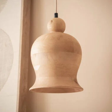 Hanglamp Hout  Akesh III