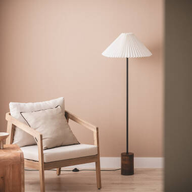 Afbeelding van Staande lamp Hout Leonessa