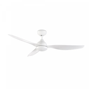 Deckenventilator Lautlos Nepal Weiss 132cm DC-Motor LEDS-C4 30-7740-14-F9