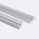 Bild von Aluminiumprofil Gipseinbau Ecke Arista für LED Streifen bis 15 mm mit durchgehender Abdeckung