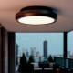 Image de Plafonnier Extérieur Rond Curio IP65 Noir 