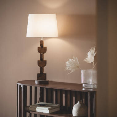 Image de Lampe à Poser Bois Dagmar ILUZZIA