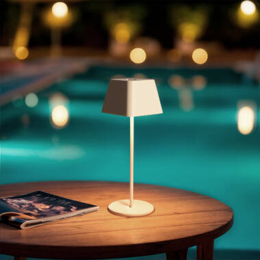 1.2W Willy Outdoor Portable Aluminium LED Table Lamp with Rechargable Battery