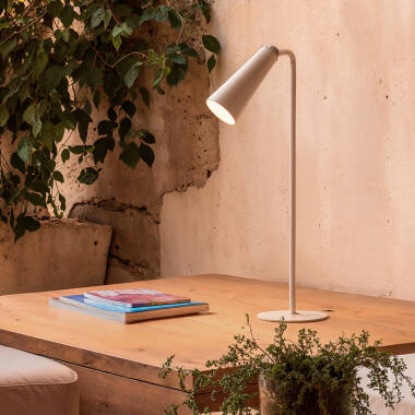 3W Bysta Metal Portable Metal LED Table Lamp with Rechargable Battery USB