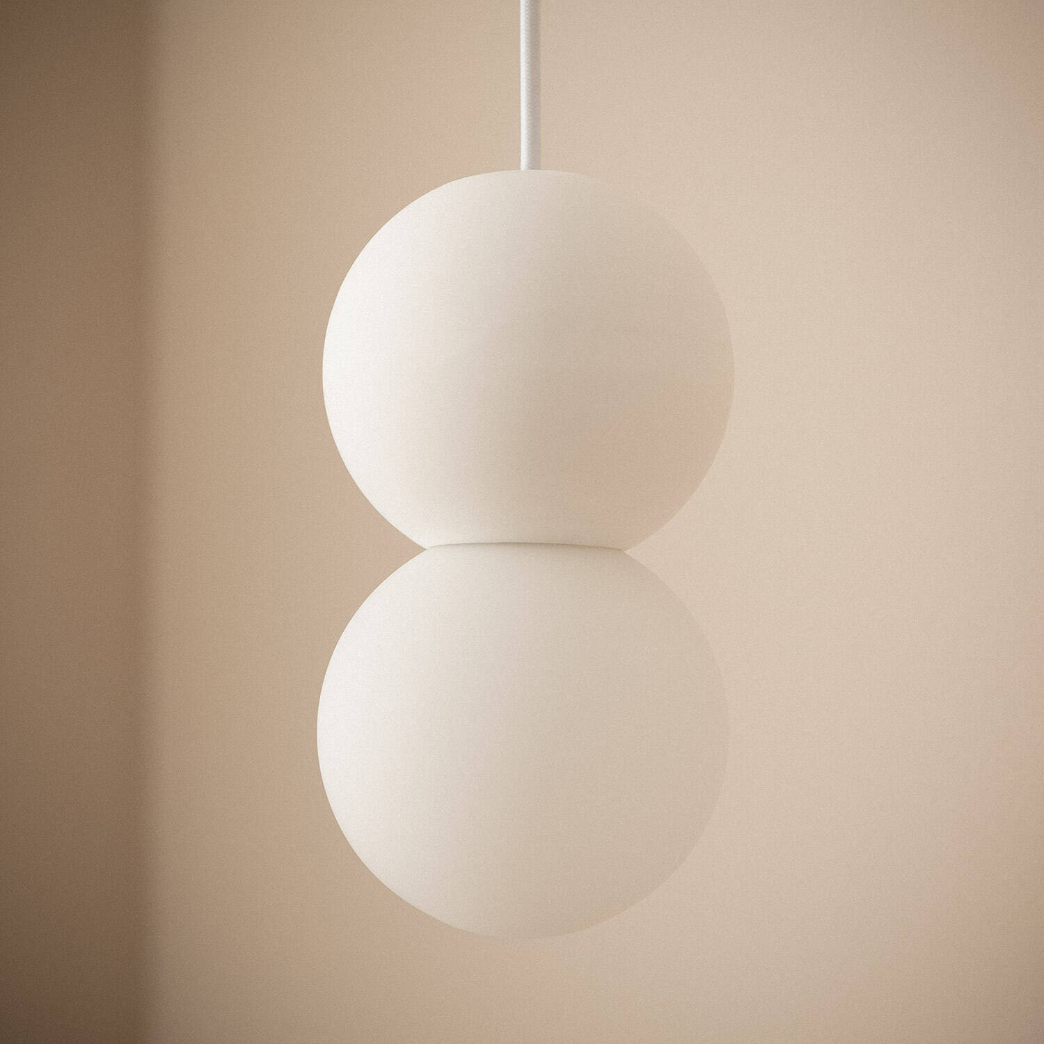 Lampa Wisząca z Gipsu Pearl Vulni - widok 3