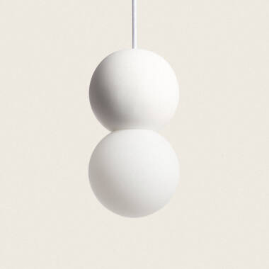 Afbeelding van Hanglamp van Gips Pearl Vulni