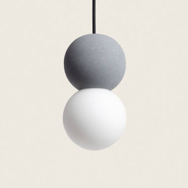 Image of Deyla Pearl Cement Pendant Lamp 