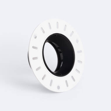 Suefix Round Tilting Downlight Ø70mm Cut Out Plasterboard Integration for GU10 / GU5.3 LED Bulbs