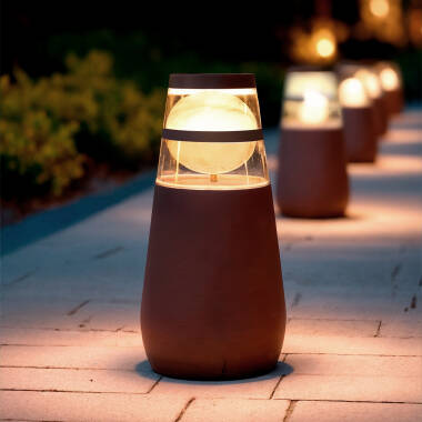 Image of 9W Dareh Outdoor LED Bollard 30cm 