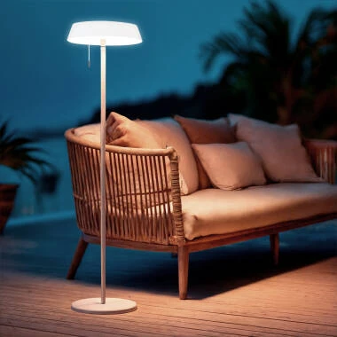 Lampadaire Solaire Extérieur LED 2,6W Métal Aldana