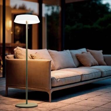Lampadaire Solaire Extérieur LED 2,6W Métal Aldana