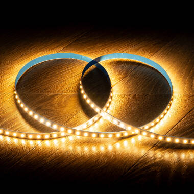 LED Pásek 24V SMD 120 LED/m ROLE 20m 10W/m 1100lm/m Šířka 8mm Střih každých 5cm IP20