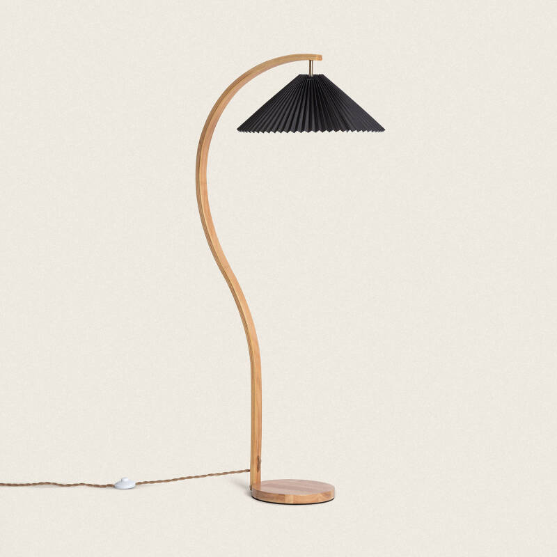 Image of Luanda Wood Floor Lamp 