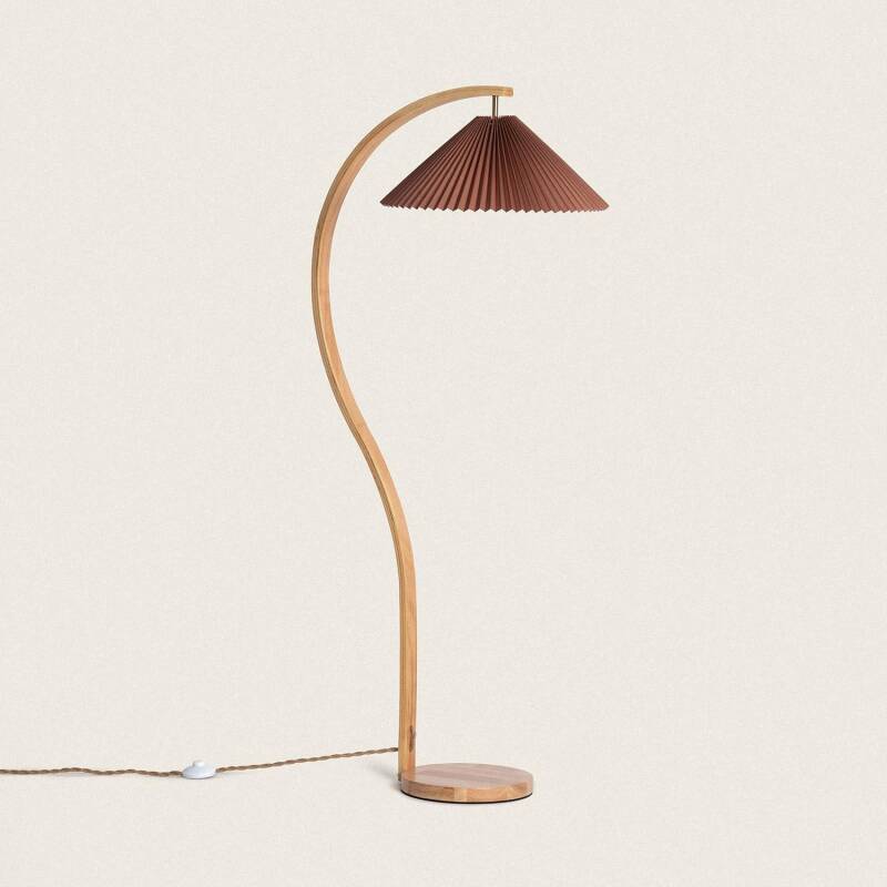 Image of Luanda Wood Floor Lamp Image of Luanda Wood Floor Lamp