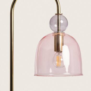 Image of Baudelaire Metal & Glass Table Lamp 