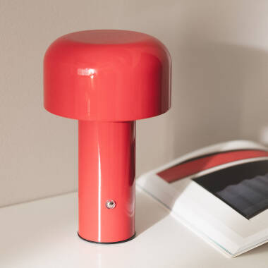 LED Tischlampe 2W Tragbar Metall mit wiederaufladbarem USB-Akku Zaipi