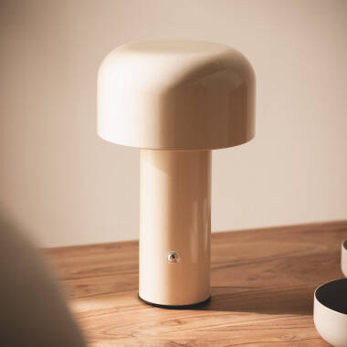 LED Tischlampe 2W Tragbar Metall mit wiederaufladbarem USB-Akku Zaipi