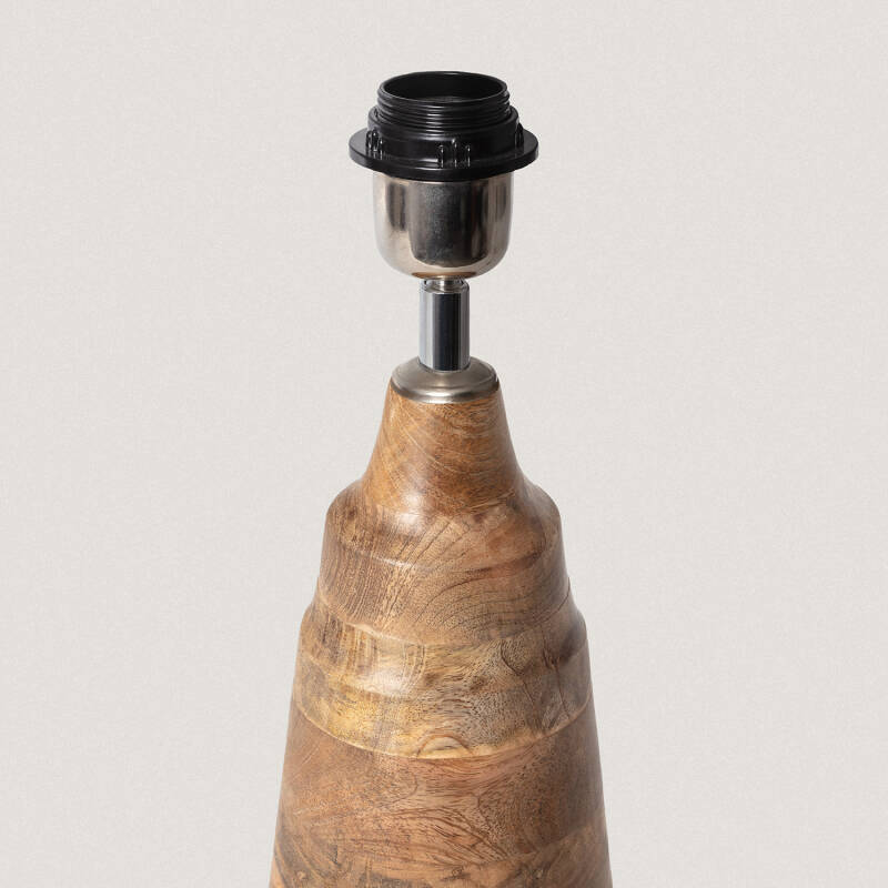 Image of Rajesh Wooden Table Lamp ILUZZIA
